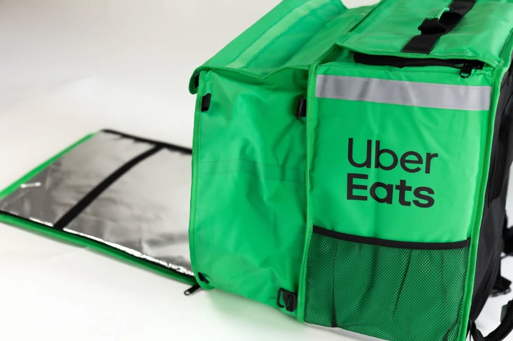 Uber Eats teleskopisk leveringsveske 2025