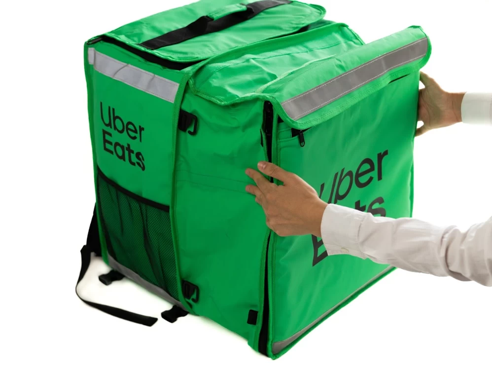 Uber Eats teleskopisk leveringsveske 2025