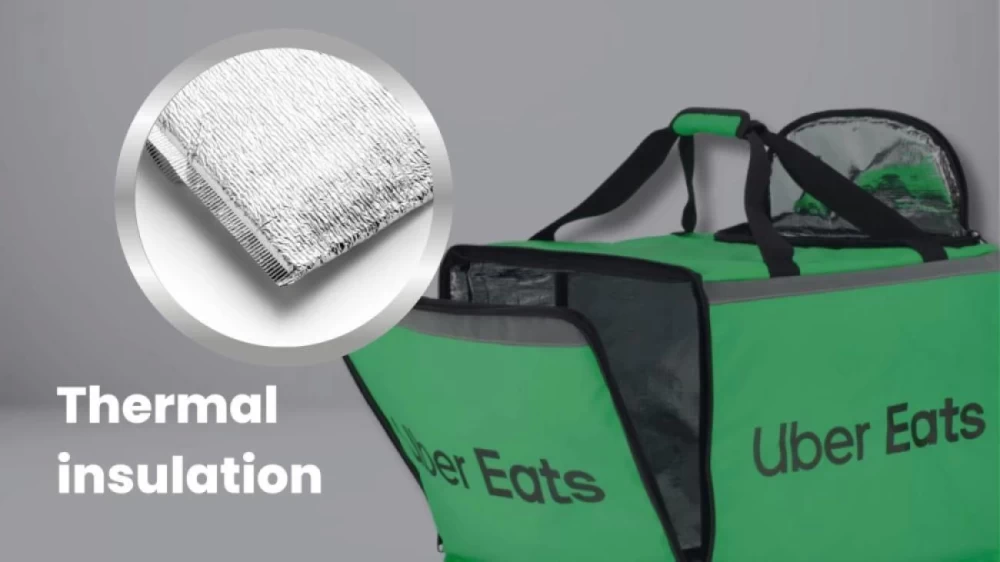 Uber Eats XL leveringsbæreveske
